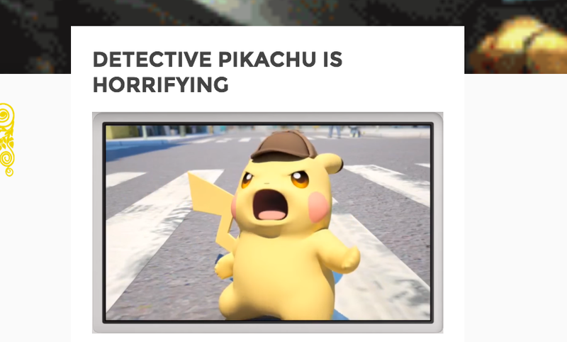 Illustration for article titled The New Pikachu Is Freaking People Out, Man